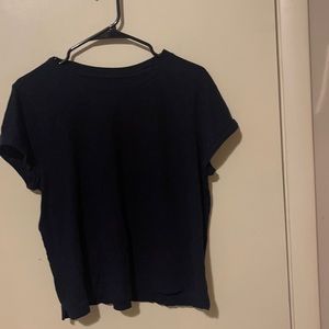 Loft navy blue tshirt. Good condition. Size Large